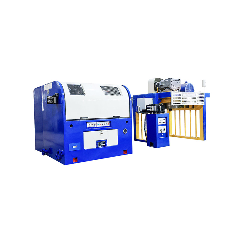 Inverted vertical wire drawing machine na sinamahan ng solong block block